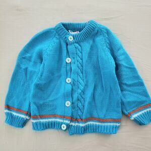 Vintage Blue Knit Cardigan 2t
